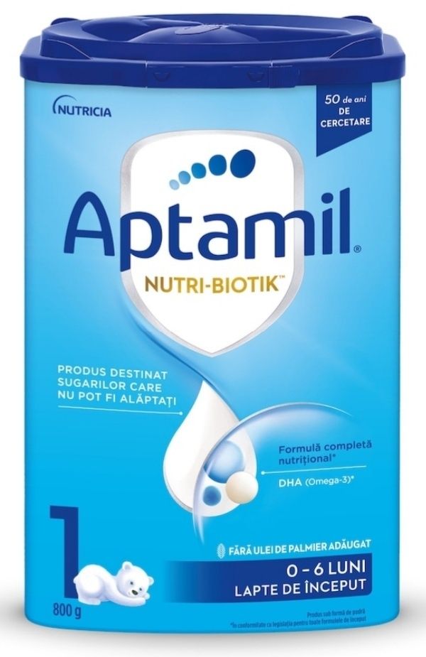 Aptamil formula 0-6 luni 4 cutii 800 gr