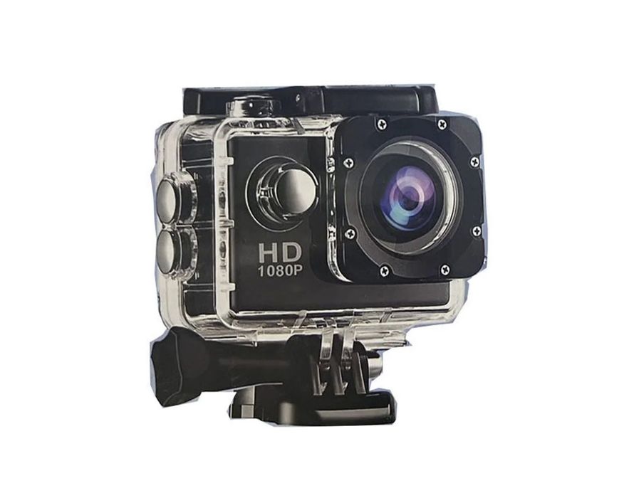 Camera sport full HD 1080p, cu prindere pentru bicicleta si casca