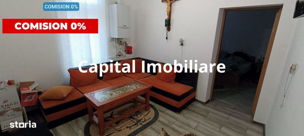 Constructie cu 3 apartamente + teren+ 2 spatii comerciale