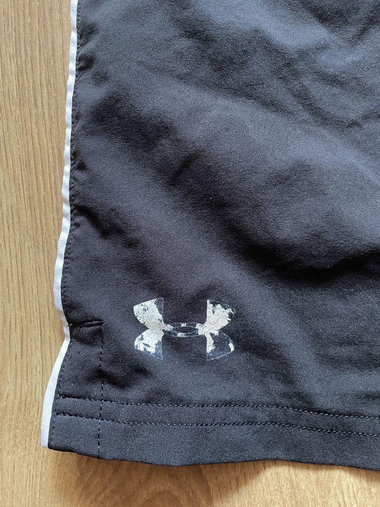 Under Armour Camo Logo Black Shorts XL