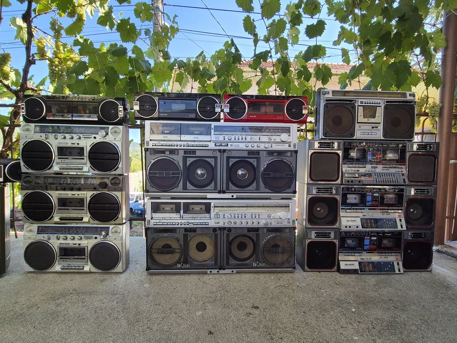 Boombox касетофони Sharp Hitachi Lasonic  / бартер /