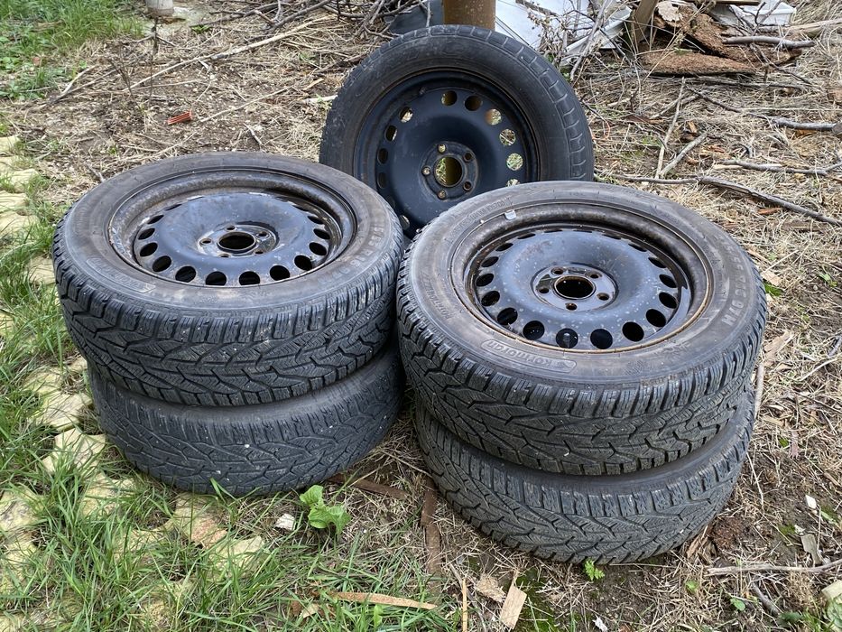 Jante 5x110 R16 cu anvelope de iarna