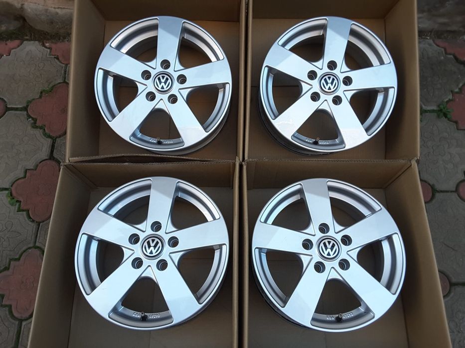 jante aliaj 15; 5x112; Vw Passat b5, Golf 5, 6, 7, Caddy, Jetta, Vw T4