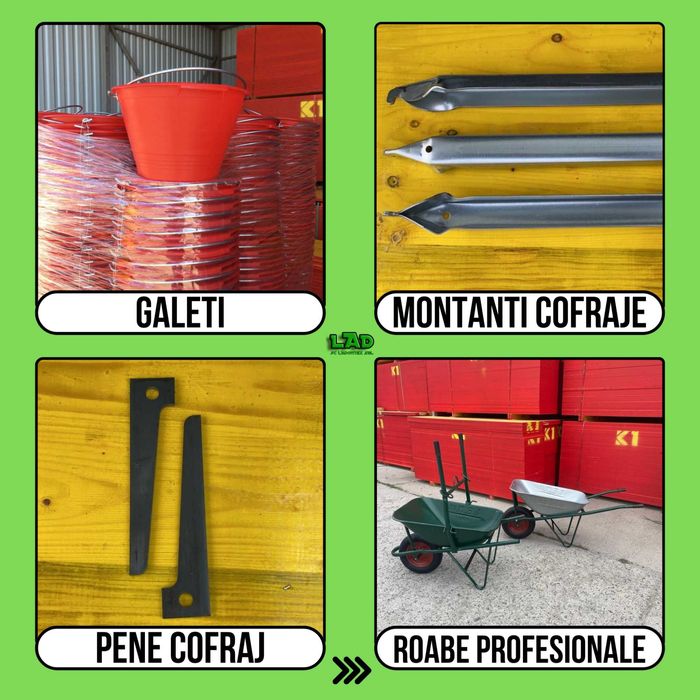 Panouri Tip Doka Kaufmann - Grinda - Popi Metalici + Alte accesorii