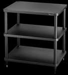 Solidsteel S3 Series Hi-Fi Audio Rack Black
