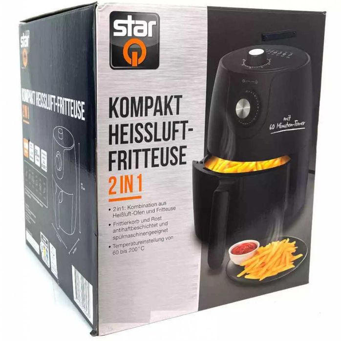 Немски Компактен фритюрник STAR с горещ въздух 2 в 1