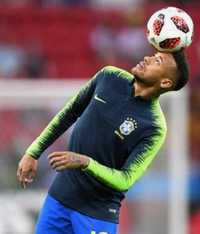 Tricou trening bluza originala fotbal Nike Brazilia Neymar aeroswift M