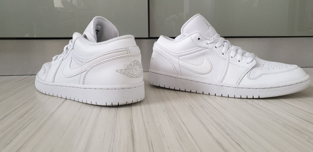 Nike Air Jordan 1 Retro Tripple White Mens 46/30см UK 11 US12 ОРИГИНАЛ