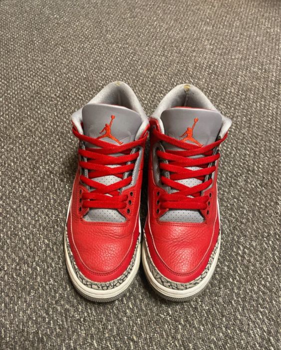 Air Jordan 3 Unite Red Cement marime 44,5
