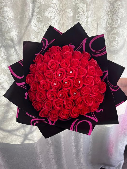 Buchet trandafiri sapun