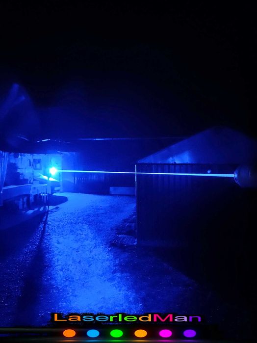 Laser albastru 7w reali