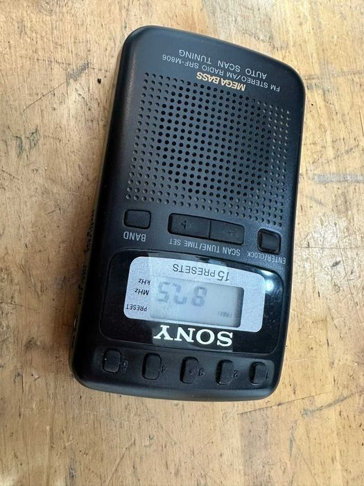 radio sony srf-m806 mega bass