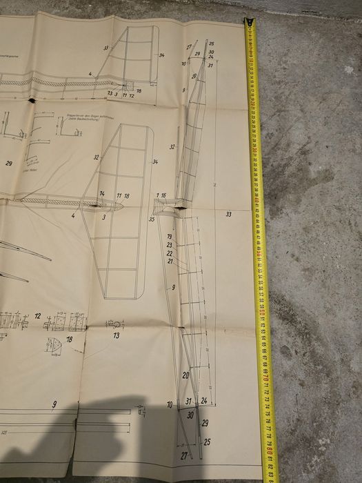 Acte vechi Germania plan aeromodel