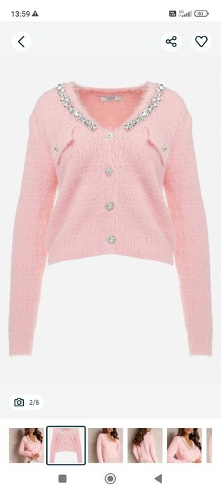 Cardigan roz Diamond