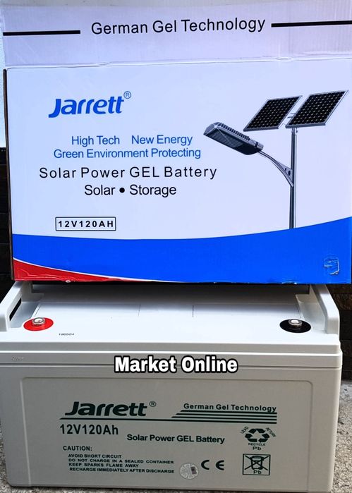 Baterie solara Acumulator cu gel JARRETT 12V  120 AH 150AH 200 AH