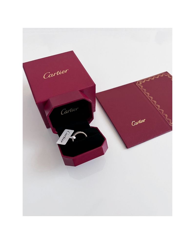 Cartier Love Diamonds пръстен в сребристо New Season