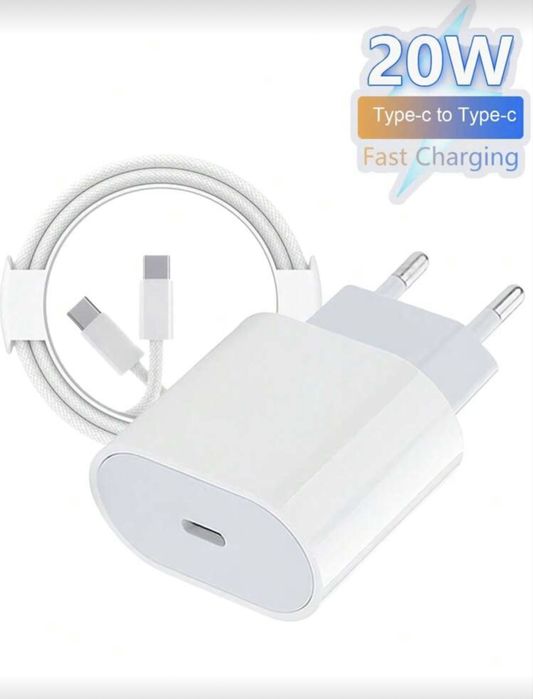 Зарядно устройство + невероятно здрав кабел TYPE C