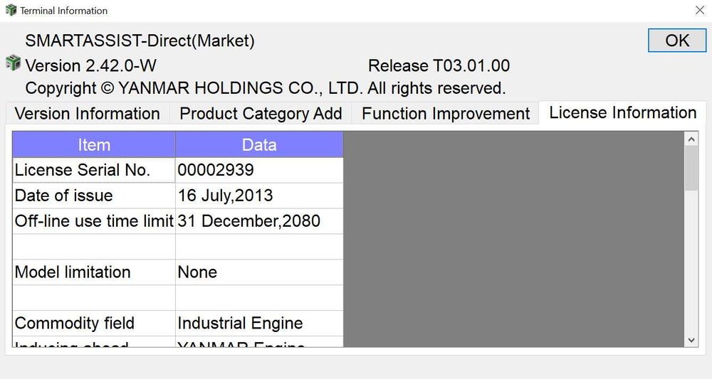 Tester/Diagnoza Dedicata YANMAR excavatoare, tractoare, barci, agricol