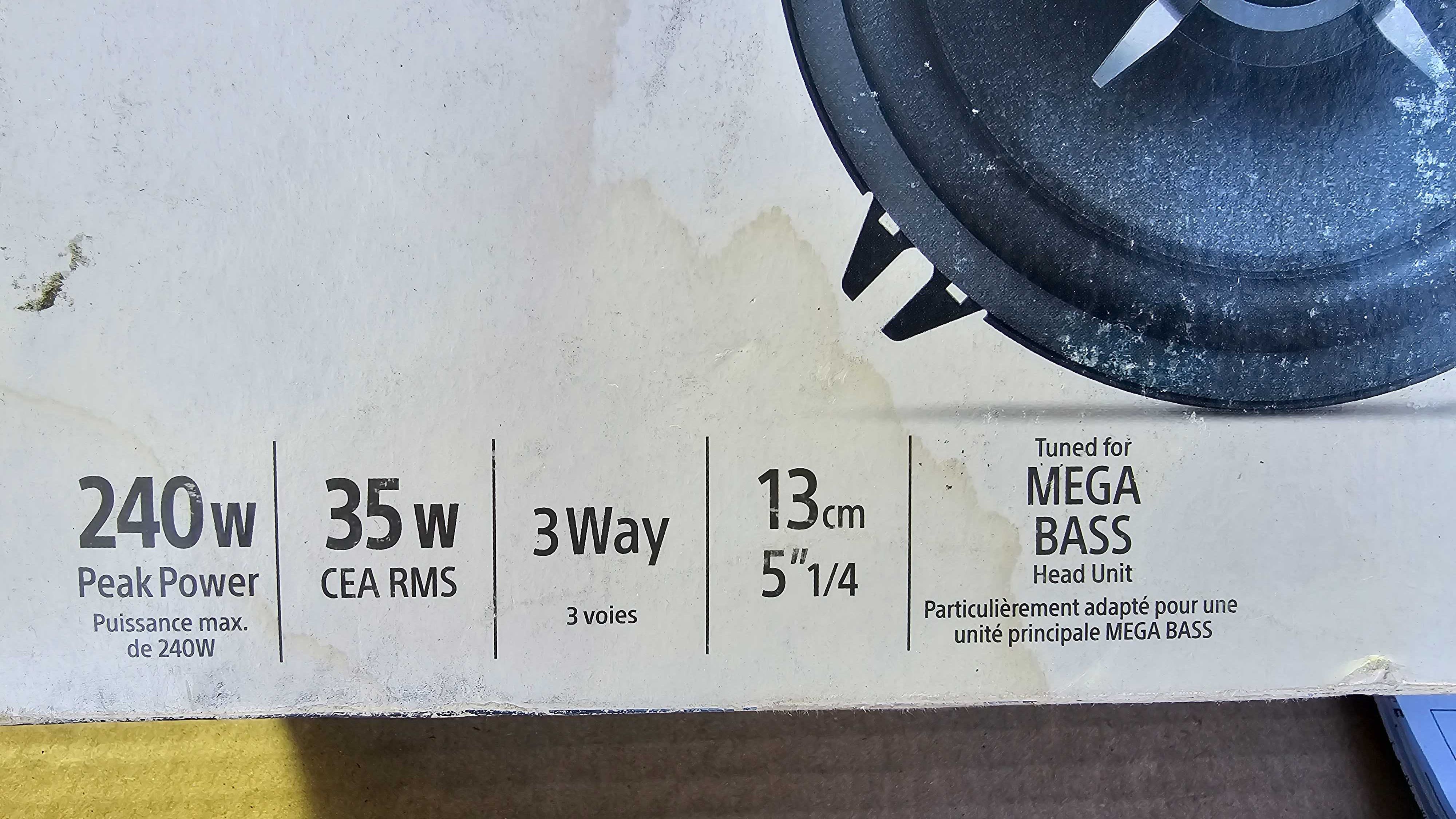 Тонколони Sony XS-FB1330 13cm 3-Way Mega Bass Coaxial Speakers