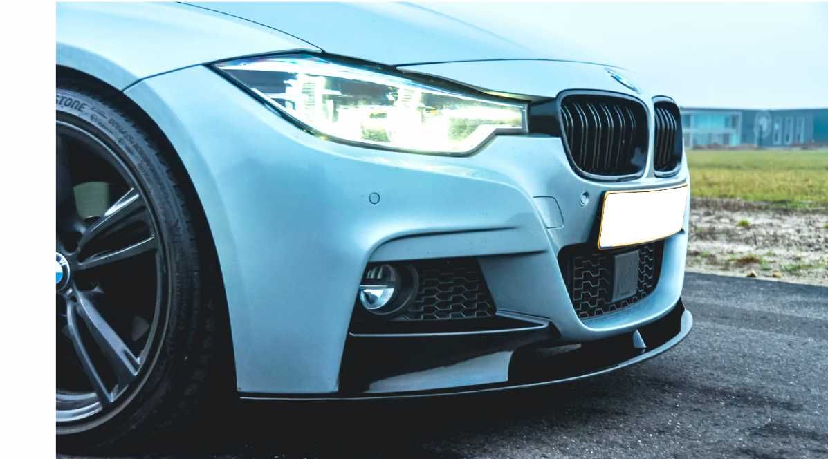 Спойлер M-PERFORMANCE предна броня M-Technik BMW F30/F31 -ЧЕРЕН ЛАК