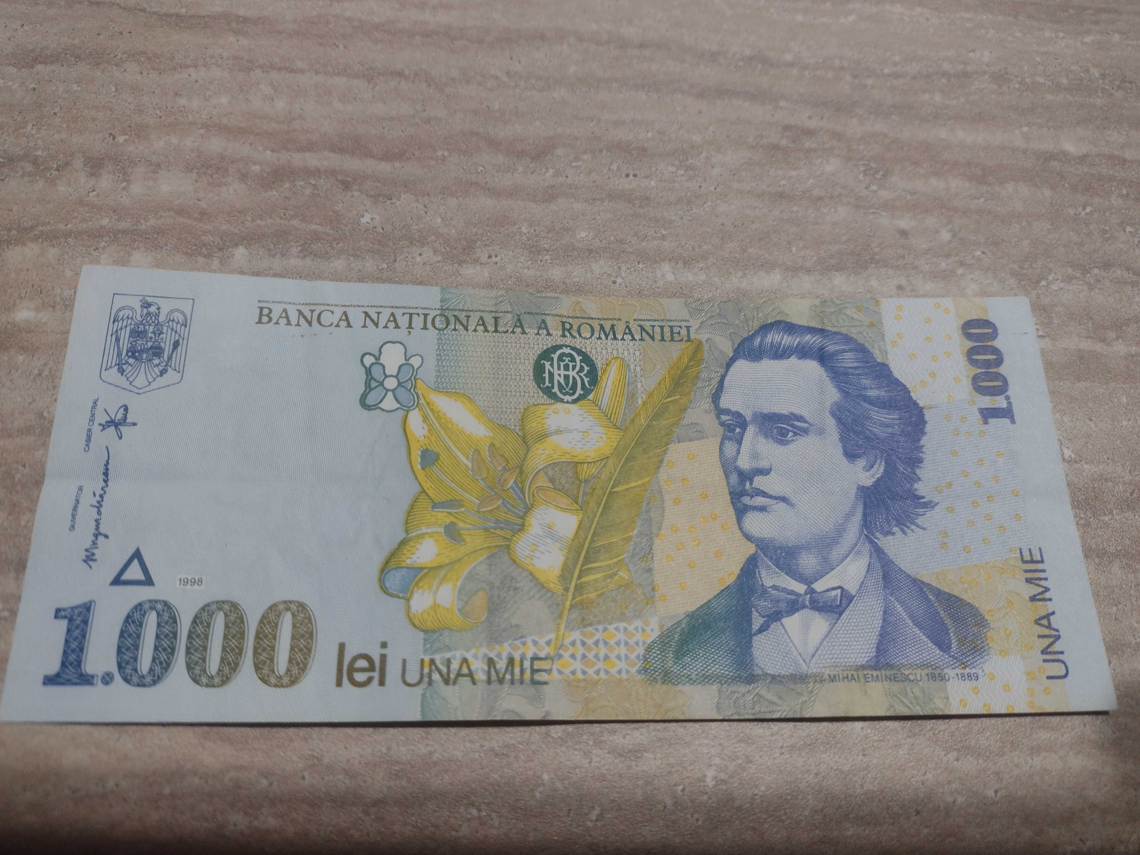 Bancnota de 1000 lei din 1998, seria A