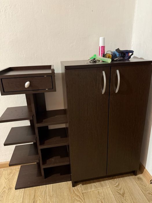 Тумбы обувные коричневые