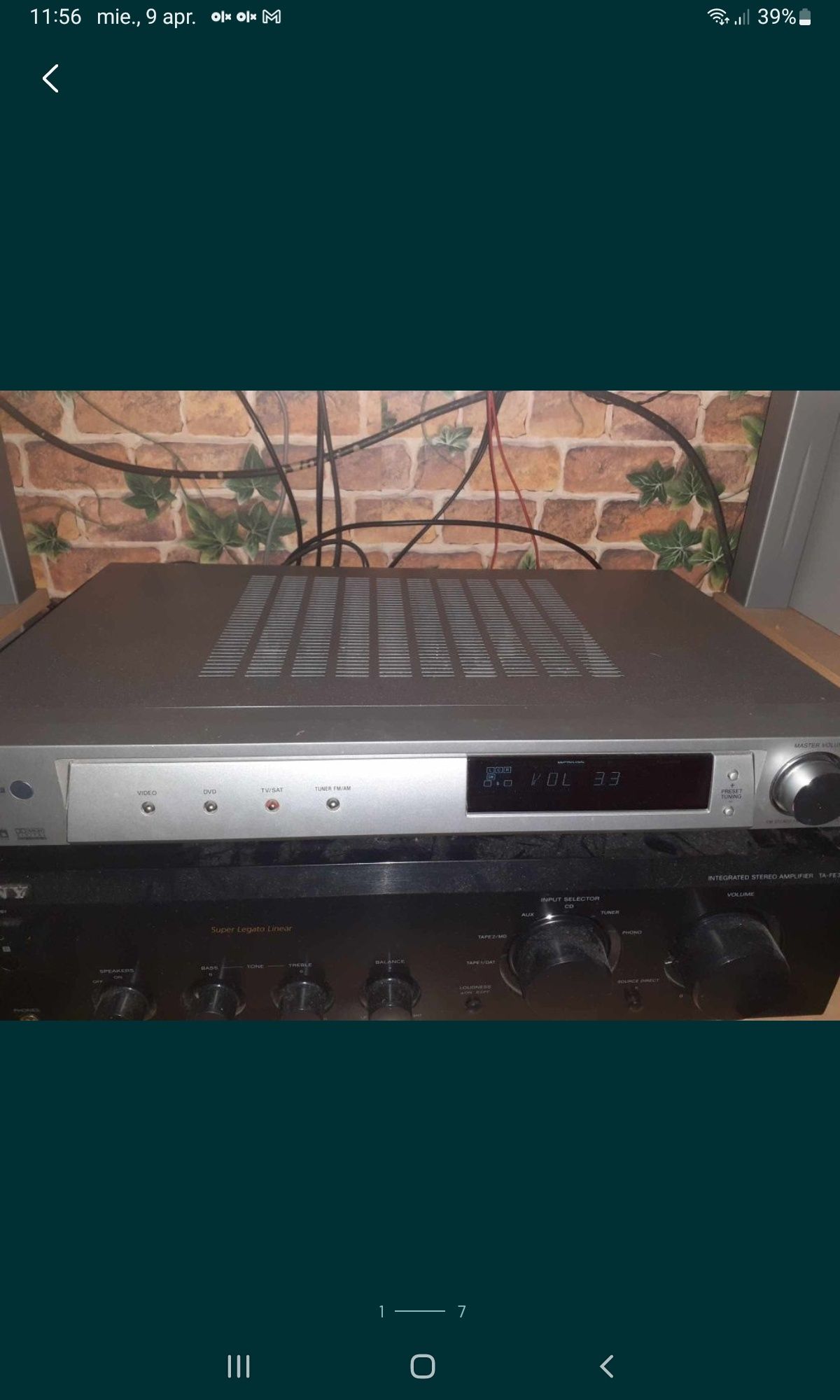 Amplificator sony slim 5,1 am si unu tot sony 7.1 preț 300 lei