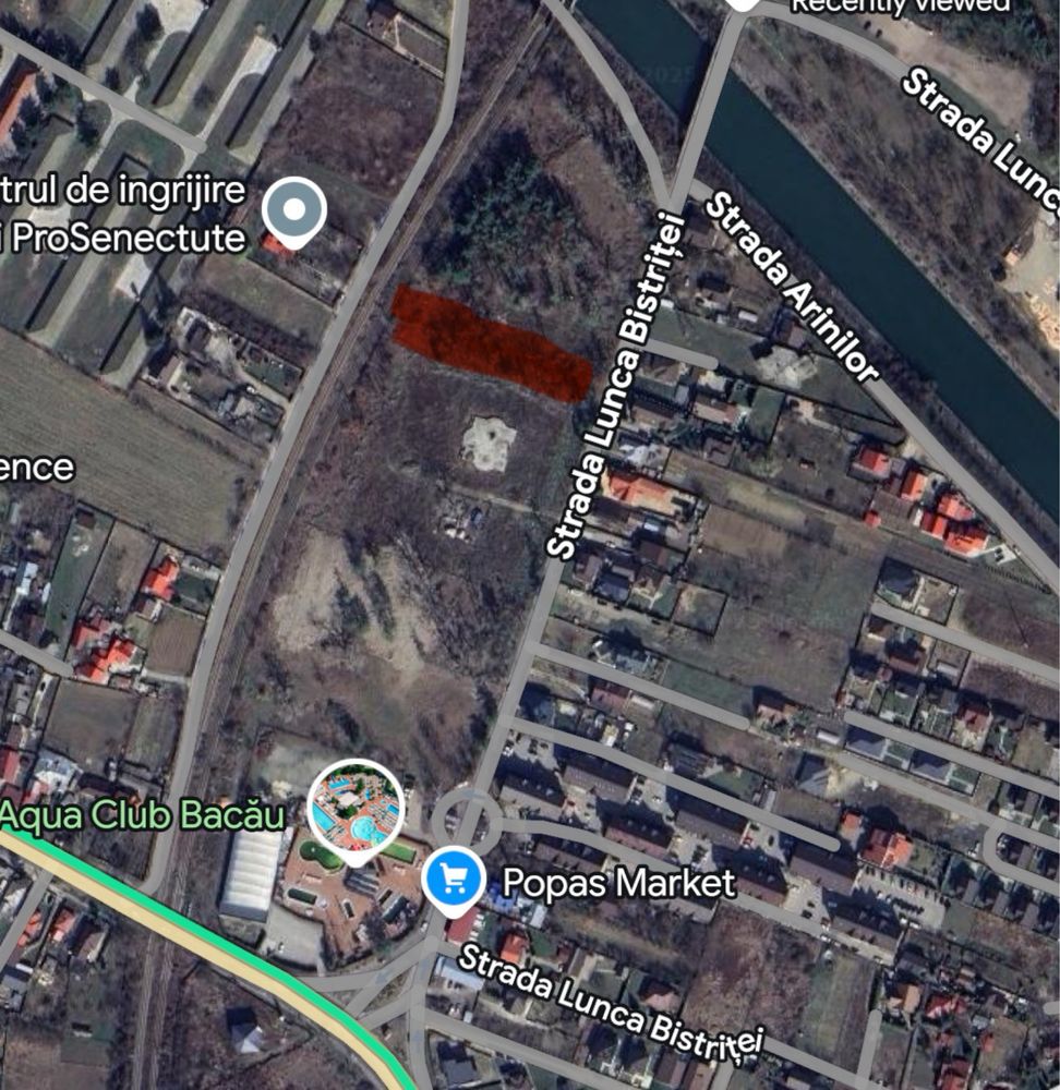 Vand teren intravilan 1500 mp BACAU
