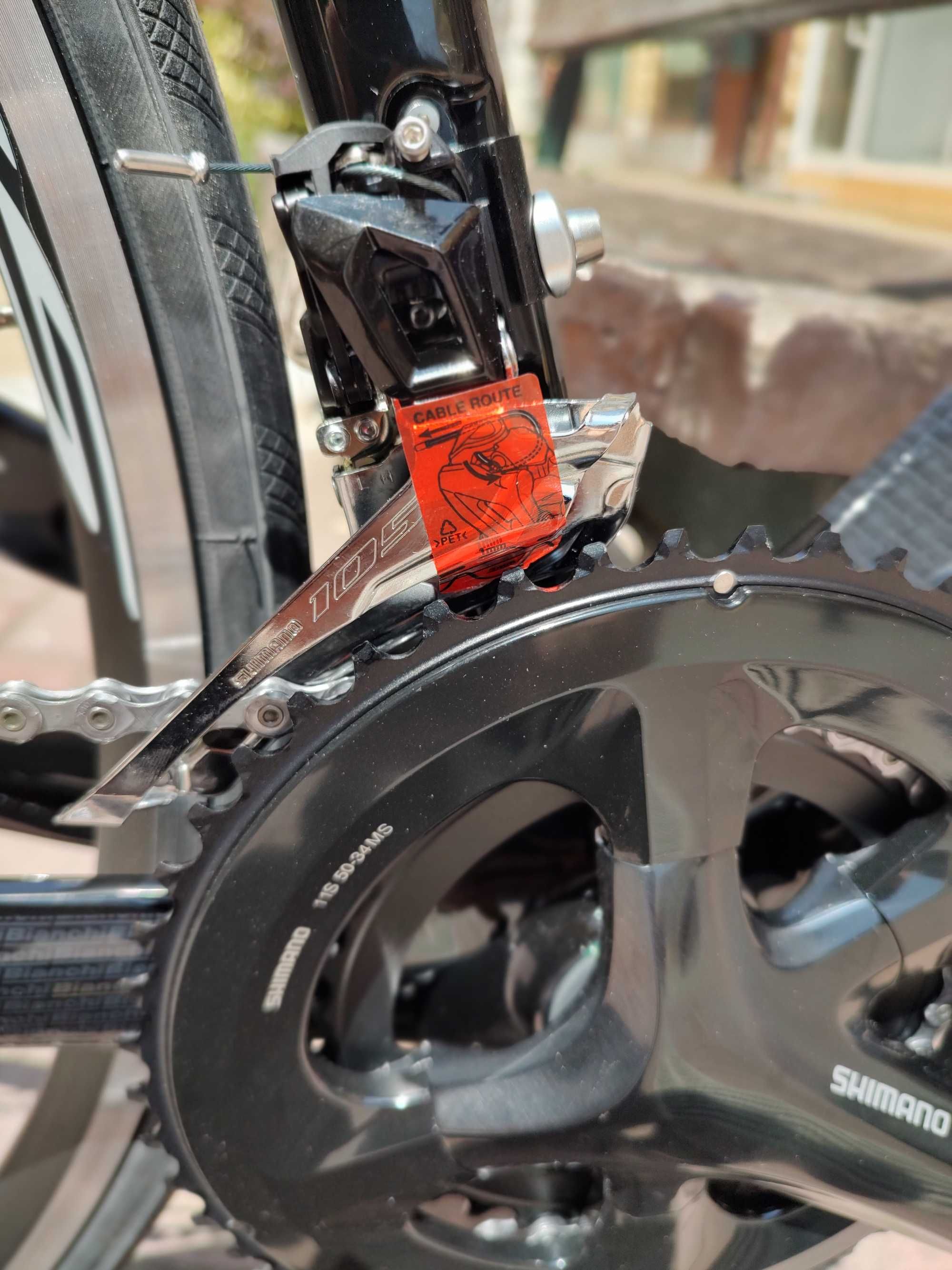 НОВ КАРБОНОВ велосипед Bianchi 2x11 Shimano 105 с гаранция