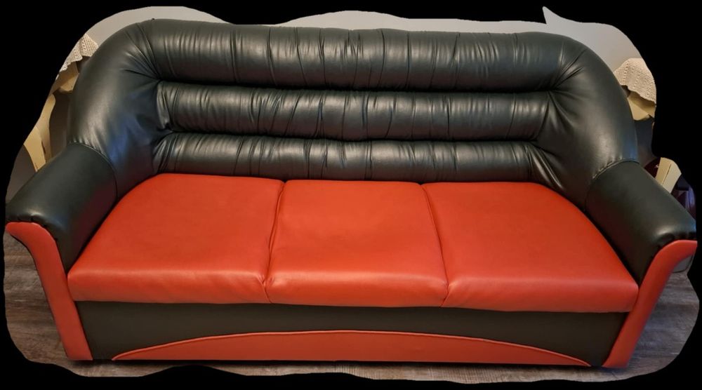 Холна гарнитура. Кожена,употребявана.