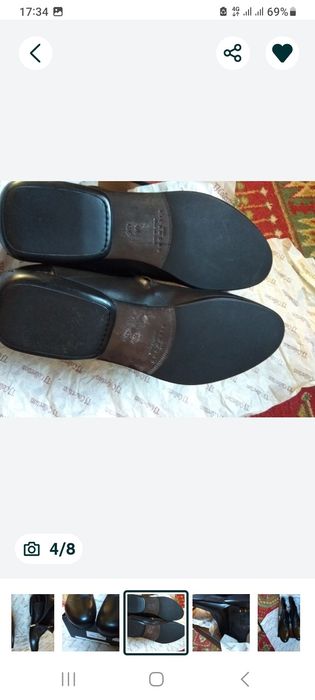 Мужские сапоги ручной работы из Италии.