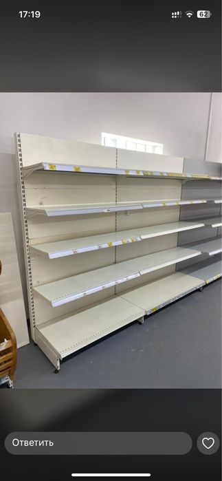 Стеллаж прилавка витрина полка