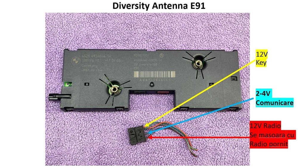 Reparatii Modul Diversity Antena BMW E61 BMW E91 BMW E60