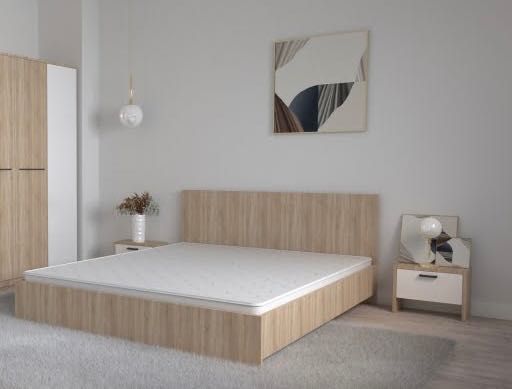 Pat 140x200 cu saltea inclusa