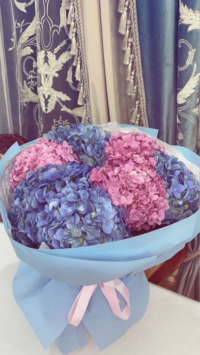 Гортензий букет 7 штук