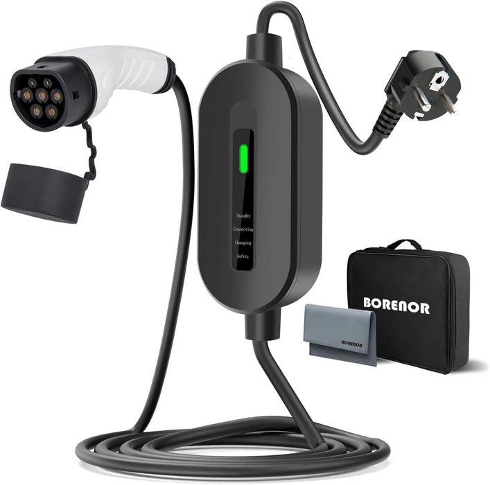 Преносима станция за зареждане на електрически автомобил 16A 5M,1 фаза