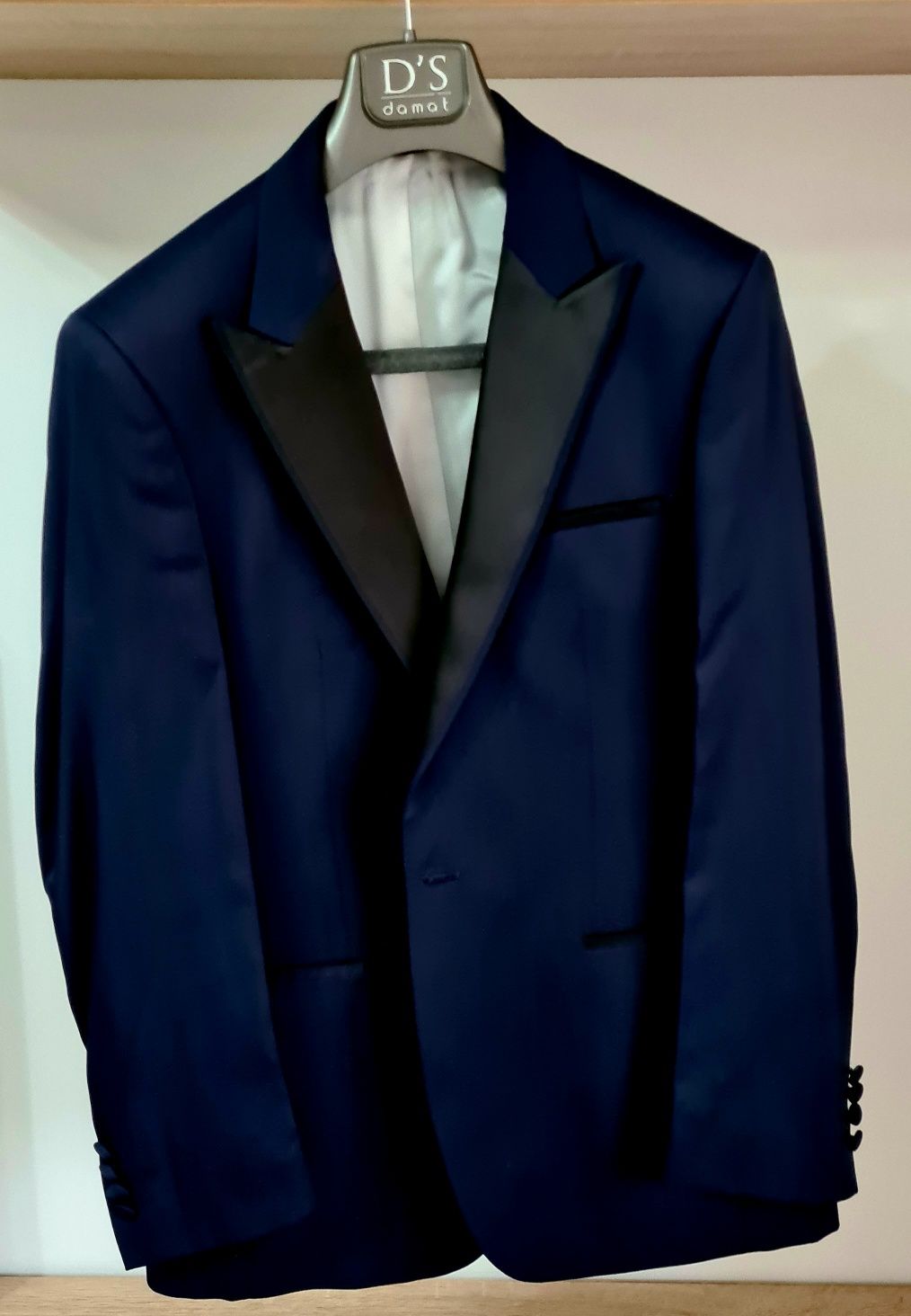 Costum de eveniment Damat / bleumarin/negru / marime M / impecabil