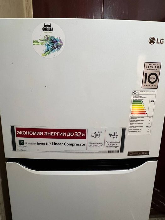 Холодильник lg inventer liner compressor