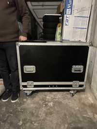 Vand rack /case boxe calitativ cu frane (rcf, d&b, l’acoustics)