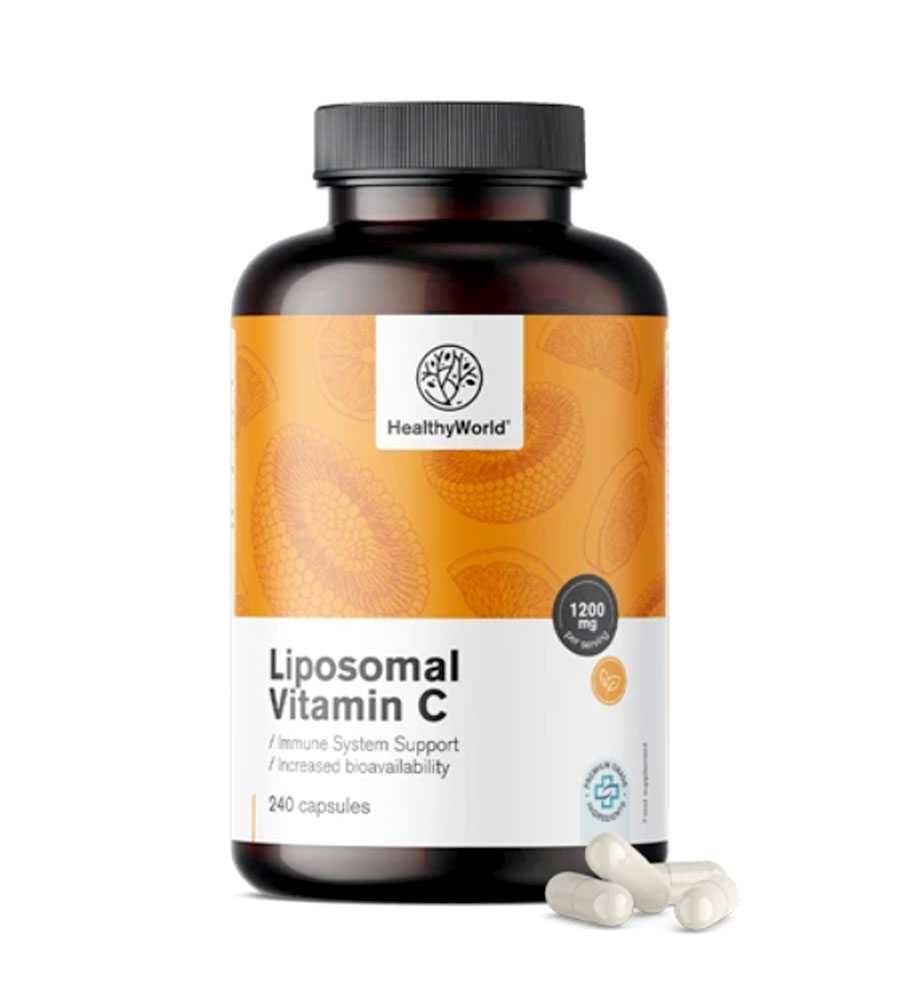 Vitamina C lipozomala 600 mg, 240 capsule
