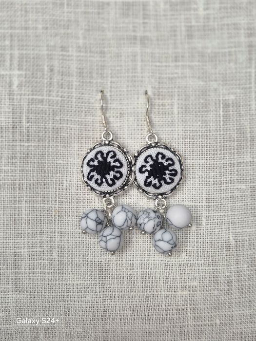 Cercei cu tortițe din argint