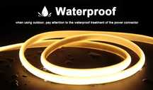 Водоустойчива COB LED лента без самозалепваща се лента