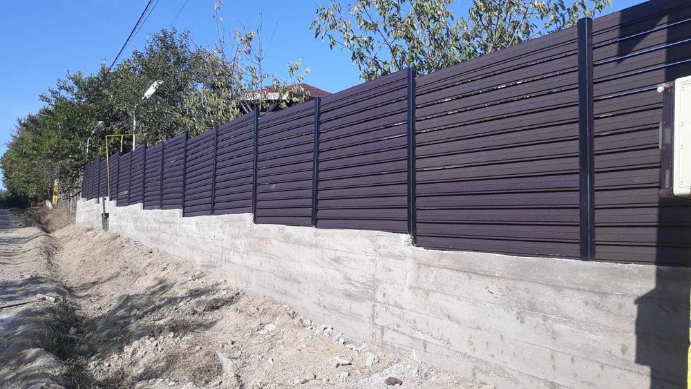 Garduri si porti din sipca metalica, panou jaluzele, tabla, plasa, BCA