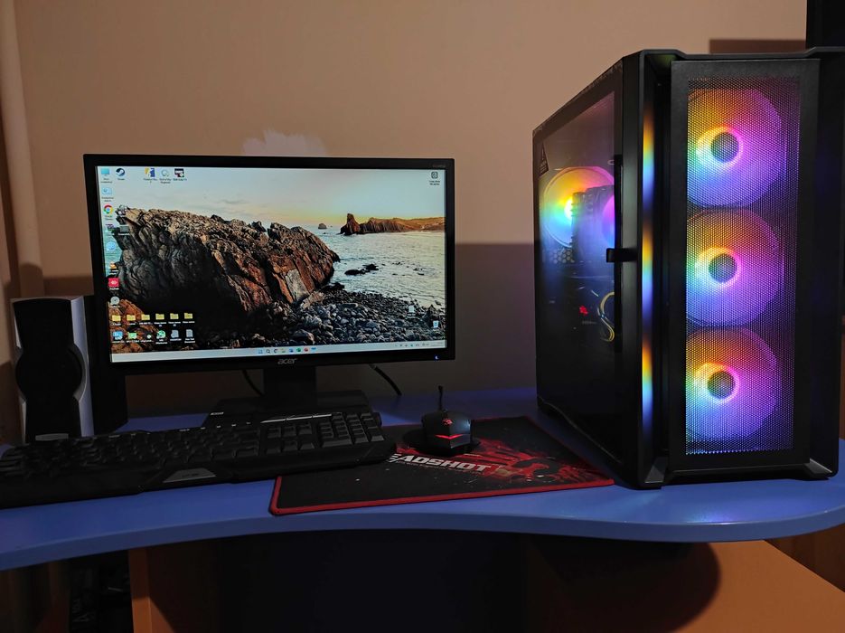 Бюджетен компютър / Xeon E5-2680 v4/ RX 580 8GB/ 16 GB RAM/ SSD+HDD