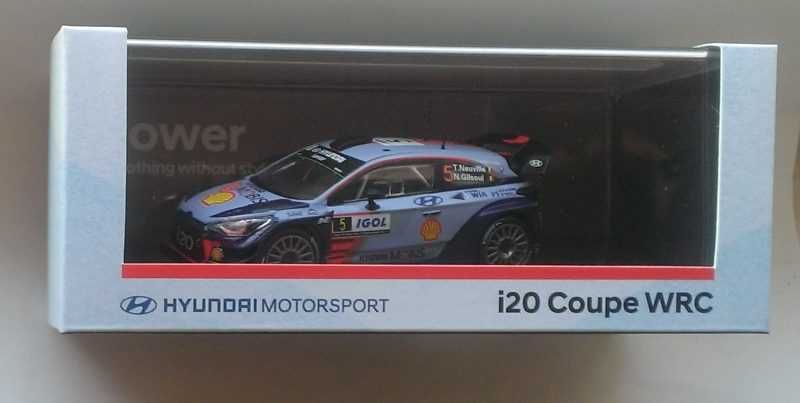 Macheta Hyundai i20 coupe WRC Castigator Raliul Frantei 2017- IXO 1/43