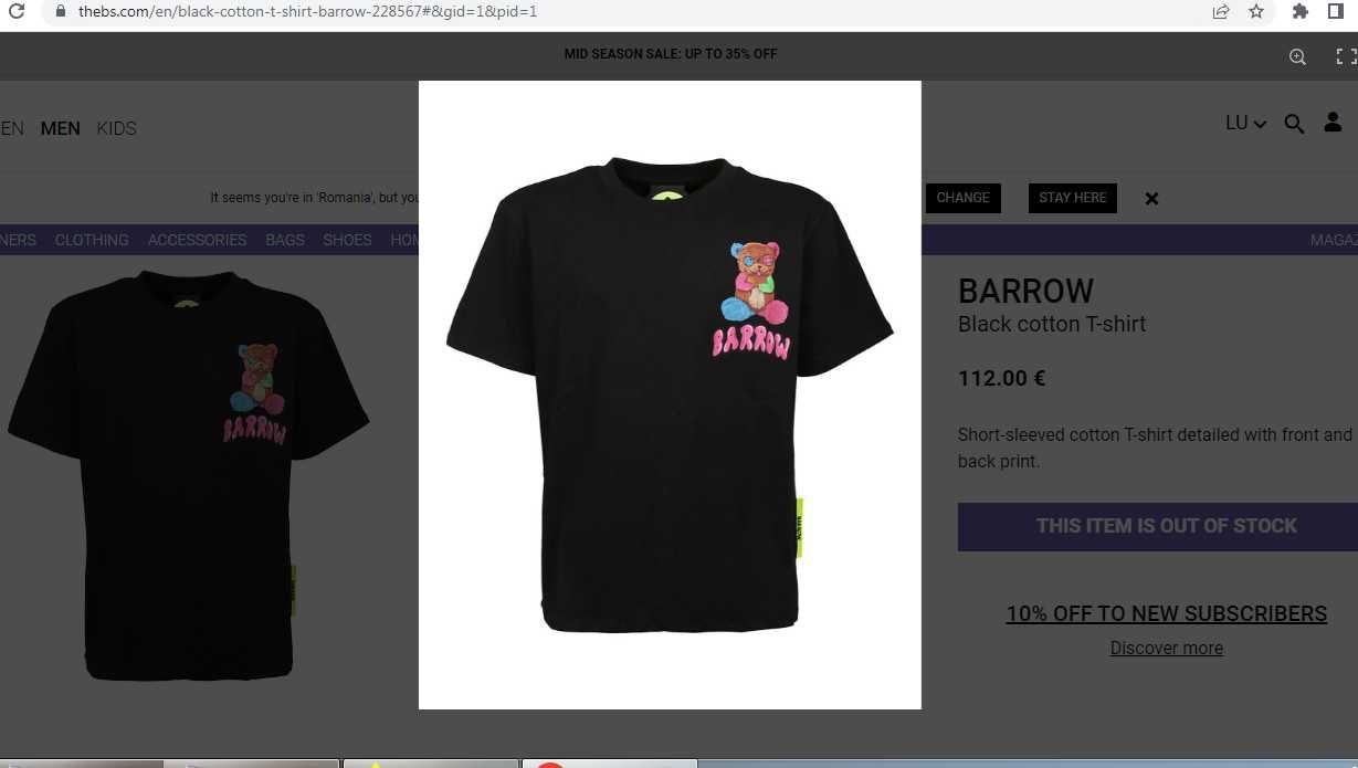 Tricou Barrow Original