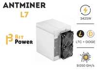 Bitmain Antminer L7 (9.05Gh) BTC LTC DOGE ASIC (487€/lună)