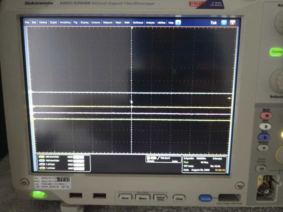 Tektronix MSO5204B Osciloscop 2Ghz 4x Analog + 16x Digital Windows 7