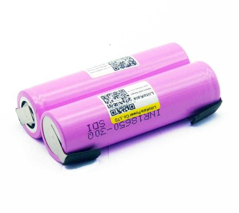 Вейпове Наргилета LiitoKala® 3.7v Батерия 18650 ±Пластинка 30A 3000mAh