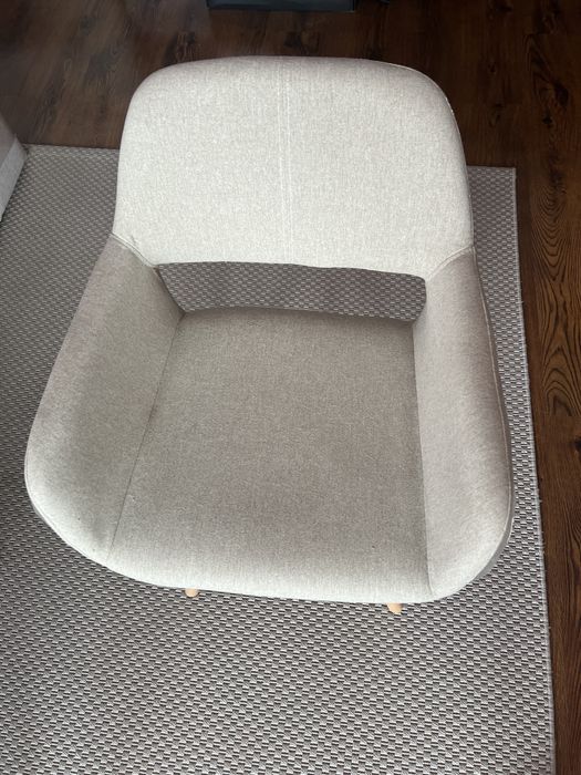 Scaun de sufragerie/bucatarie, textil, bej
